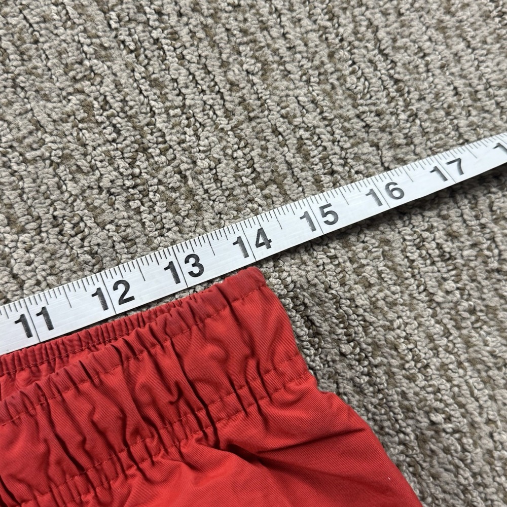 VTG Nike Mens M Windbreaker Track Pants Drawstring Zip Ankles Red Y2K - Picture 4 of 11
